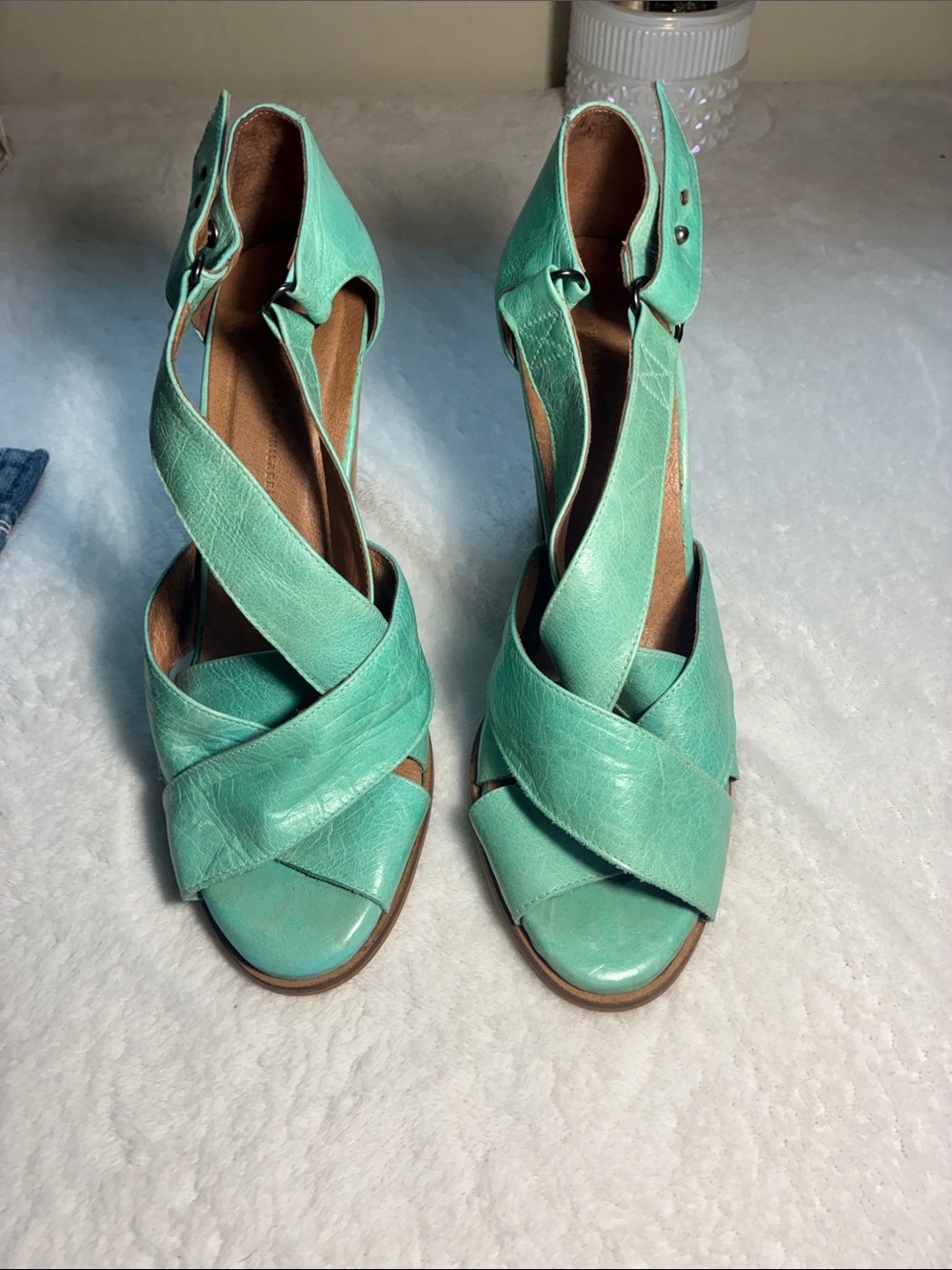 Schuler & Sons Philadelphia wooden high heel SZ 39 (8.5)